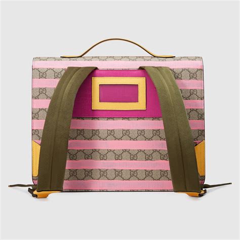 gucci stripe backpack|Gucci Backpacks for Women .